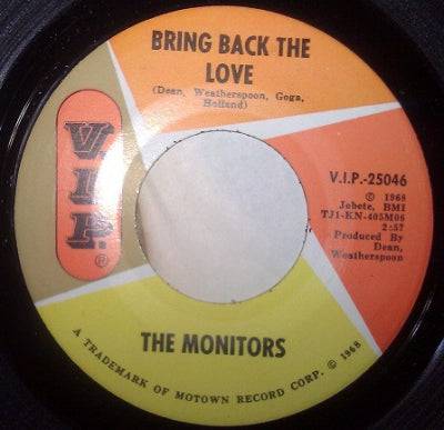 THE MONITORS - Bring Back The Love