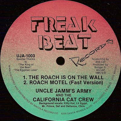 UNCLE JAMM'S ARMY & THE CALIFORNIA CAT CREW - The Roach Is On The Wall