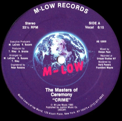 MASTERS OF CEREMONY - Crime