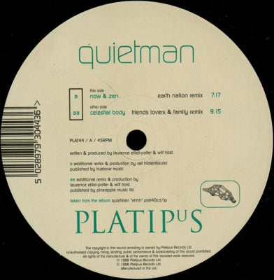 QUIETMAN - Now & Zen / Celestial Body (Remixes)