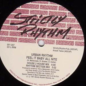 URBAN RHYTHM - Feel It Baby All Nite / Luv Will Make It Right