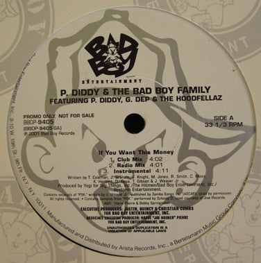 P. DIDDY & THE BAD BOY FAMILY - If You Want This Money