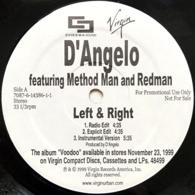 D'ANGELO - Left And Right Featuring Method Man & Redman