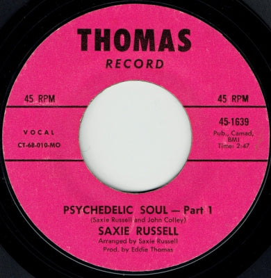 SAXIE RUSSELL - Psychedelic Soul