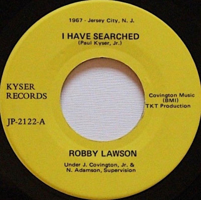 ROBBY LAWSON - I Have Searched / Burning Sensation
