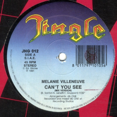 MELANIE VILLENVUE - Can't See You