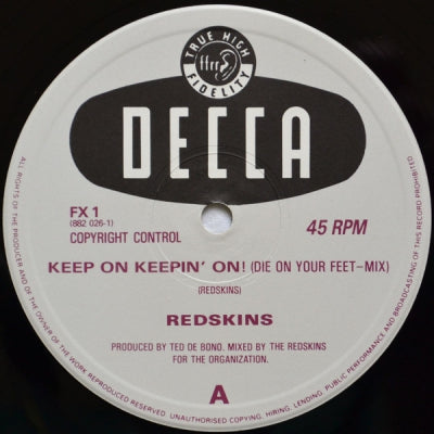 THE REDSKINS - Keep On Keepin' On!