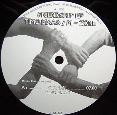 TIMO MAAS / M-ZONE - Friendship EP