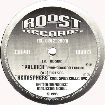 CUBIC SPACE COLLECTIVE - Palmer / Hemisphere