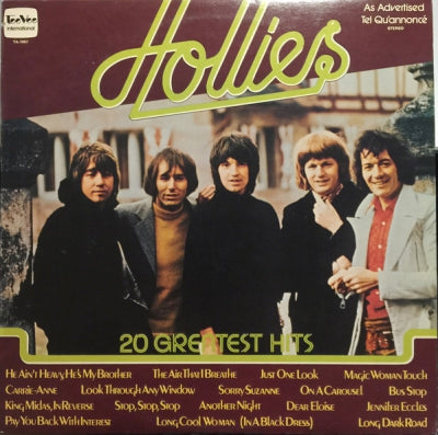 THE HOLLIES - 20 Greatest Hits