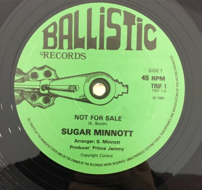 SUGAR MINOTT / JAMDOWN PLAYERS - Not For Sale
