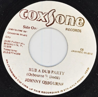 JOHNNY OSBOURNE - Rub A Dub Party
