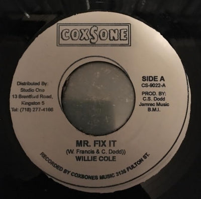 WILLIE COLE - Mr Fix It / Version