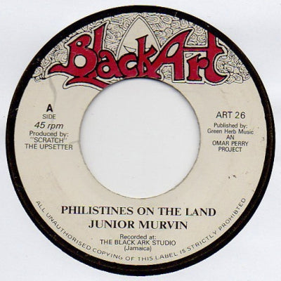 JUNIOR MURVIN / THE UPSETTERS - Philistines On The Land / Bingo Kid