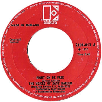 THE VOICES OF EAST HARLEM - Right on Be Free