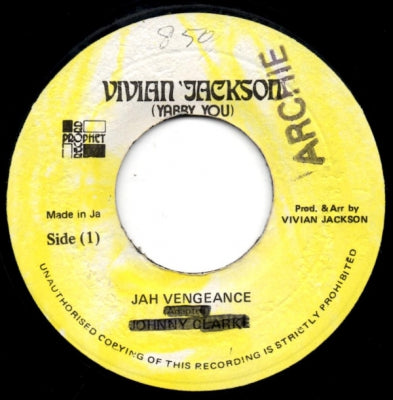 YABBY YOU & THE PROPHETS - Jah Vengeance / Version