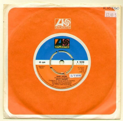 BETTY WRIGHT - Baby Sitter / Outside Woman