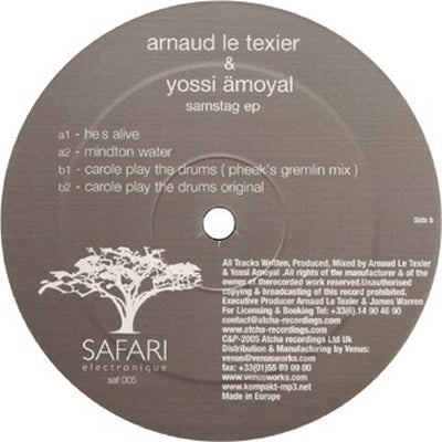 ARNAUD LE TEXIER & YOSSI ÄMOYAL - Samstag EP