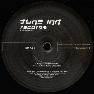 MARK SHIMMON VS. 3RD DEGREE - Dark Feelin'