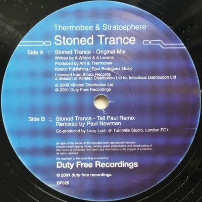 THERMOBEE & STRATOSPHERE - Stoned Trance