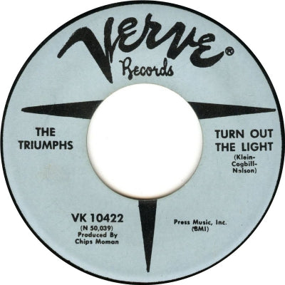 THE TRIUMPHS - Walkin' The Duck / Turn Out The Light