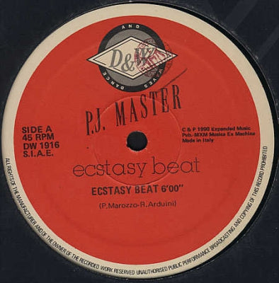P.J. MASTER - Ecstasy Beat
