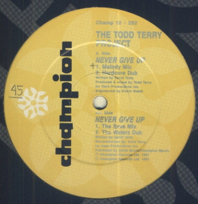 THE TODD TERRY PROJECT - Never Give Up