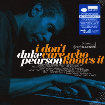 DUKE PEARSON - I Don't Care Who Knows It