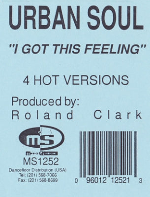 URBAN SOUL - I Got This Feeling