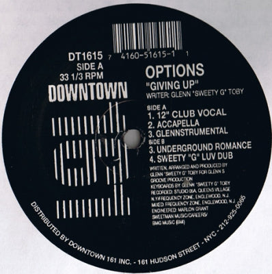 OPTIONS - Giving Up