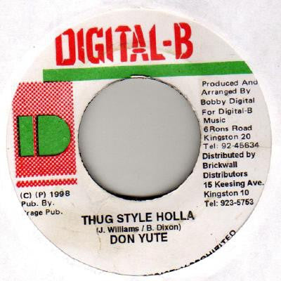 NADINE SUTHERLAND / DON YUTE - All The A Talk / Thug Style Holla