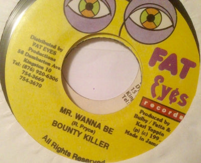 BOUNTY KILLER - Mr. Wanna Be / Sleng Teng