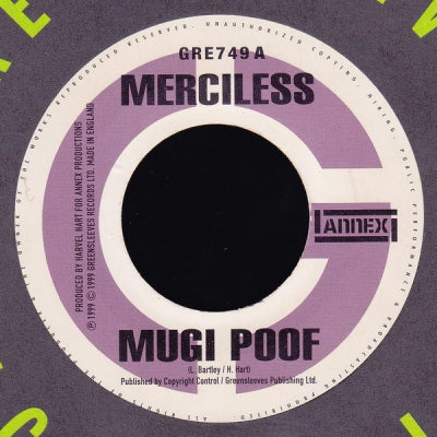 MERCILESS / GHOST - Mugi Poof / Every Time It Rain
