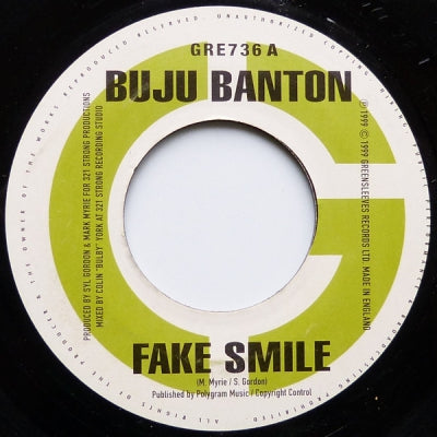 BUJU BANTON / BUJU BANTON FEATURING ANTHONY B - Fake Smile / Why Is It You're Laughing?