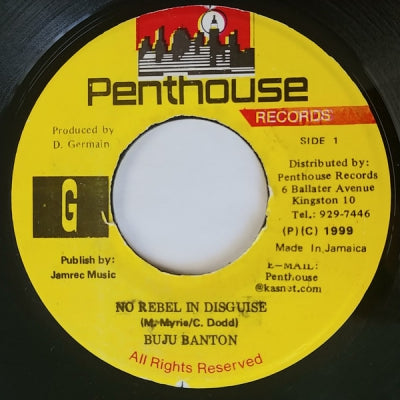 BUJU BANTON - No Rebel In Disguise