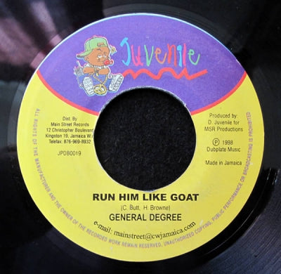 GENERAL DEGREE - Run Him Like Goat / Splash (Version)