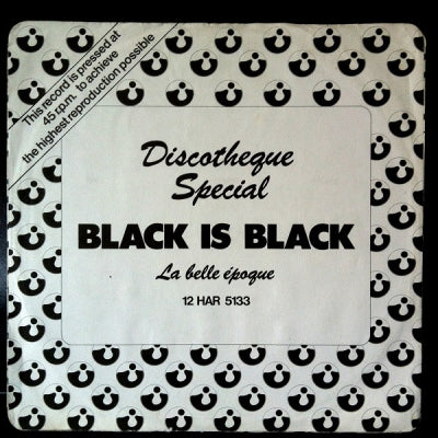 LA BELLE EPOQUE - Black Is Black
