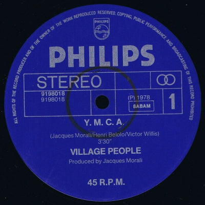 VILLAGE PEOPLE - Y.M.C.A. / The Woman