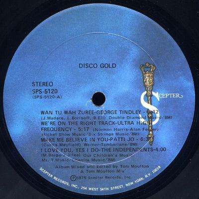 VARIOUS (INC, PATTI JO) - Disco Gold feat: Make Me Believe In You
