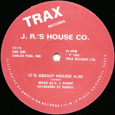 J. R.'S HOUSE CO. - It's About House