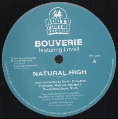 BOUVERIE FEATURING LOVELL - Natural High