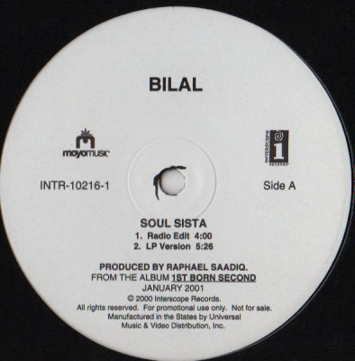 BILAL - Soul Sista