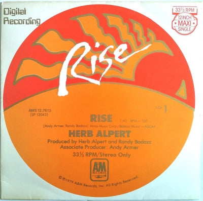 HERB ALPERT - Rise / Aranjuez (Mon Amour)