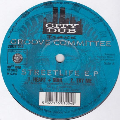 GROOVE COMMITTEE - Streetlife EP