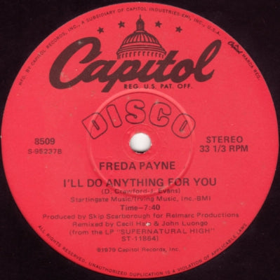 FREDA PAYNE - I'll Do Anything For You