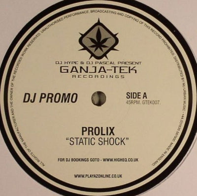 PROLIX FEAT NOCTURNAL - Static Shock / Bad Blood
