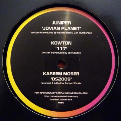 KAREEM MOSER / JUNIPER / KOWTON - The Weekly Contract Events EP