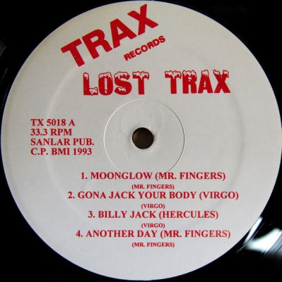 VARIOUS - Lost Trax