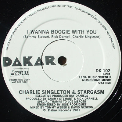 CHARLIE SINGLETON & STARGASM - I Wanna Boogie With You