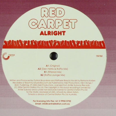 RED CARPET - Alright